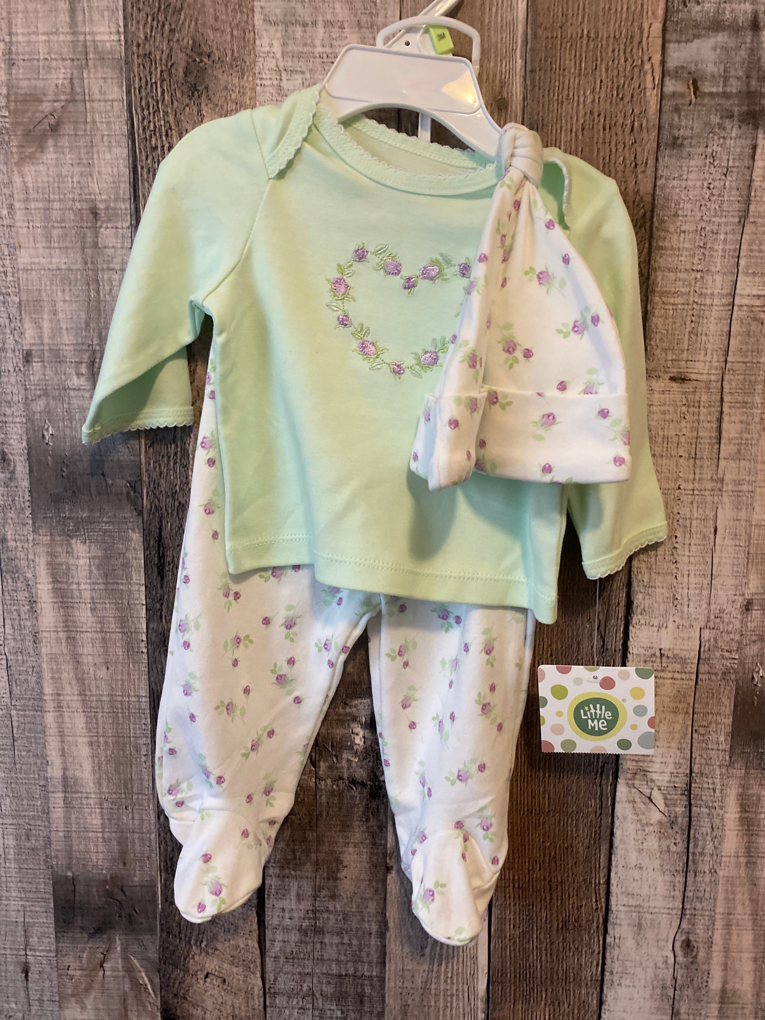 Little Me 3 Month 3 Piece Set