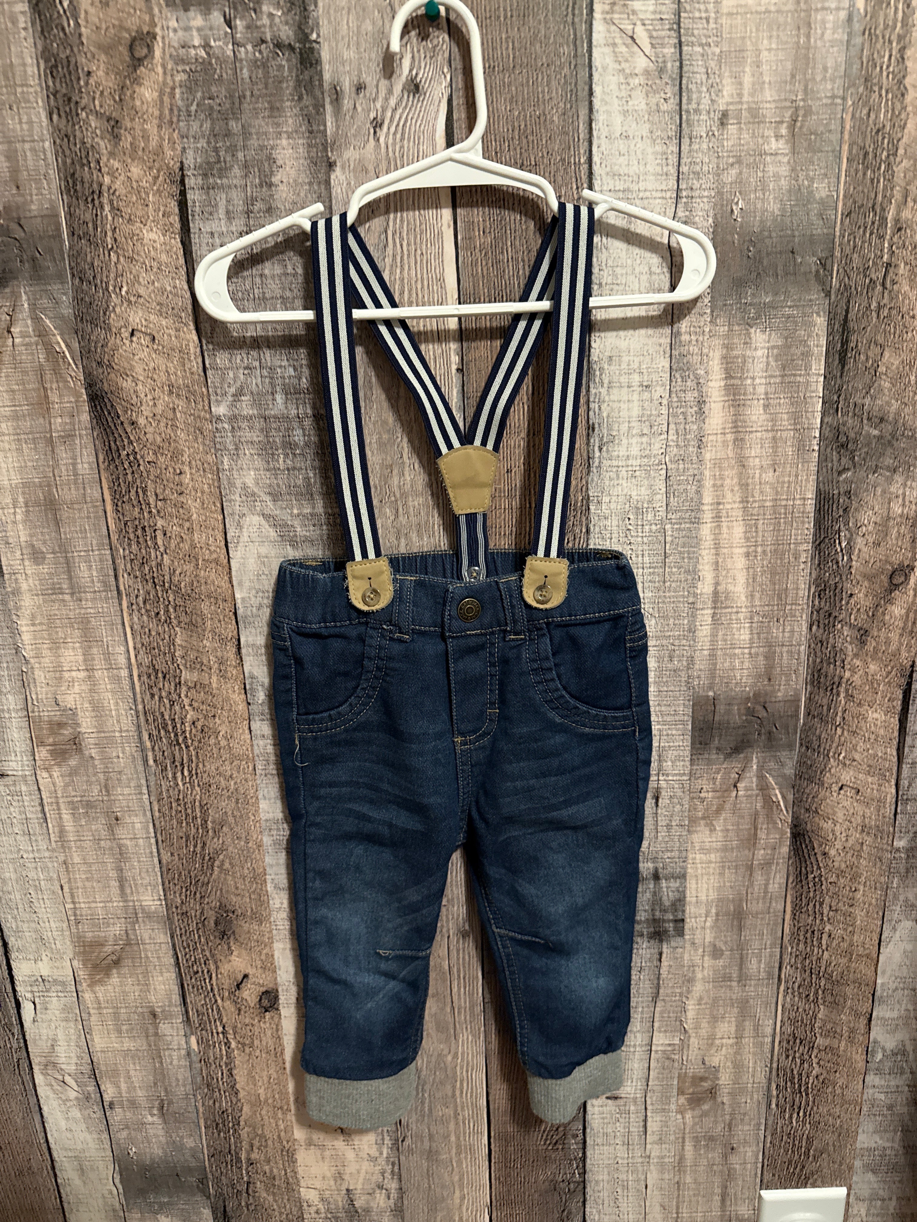12 month jogger jeans with suspenders
