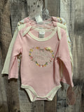 NWT 3-6 month 3 piece onesie set