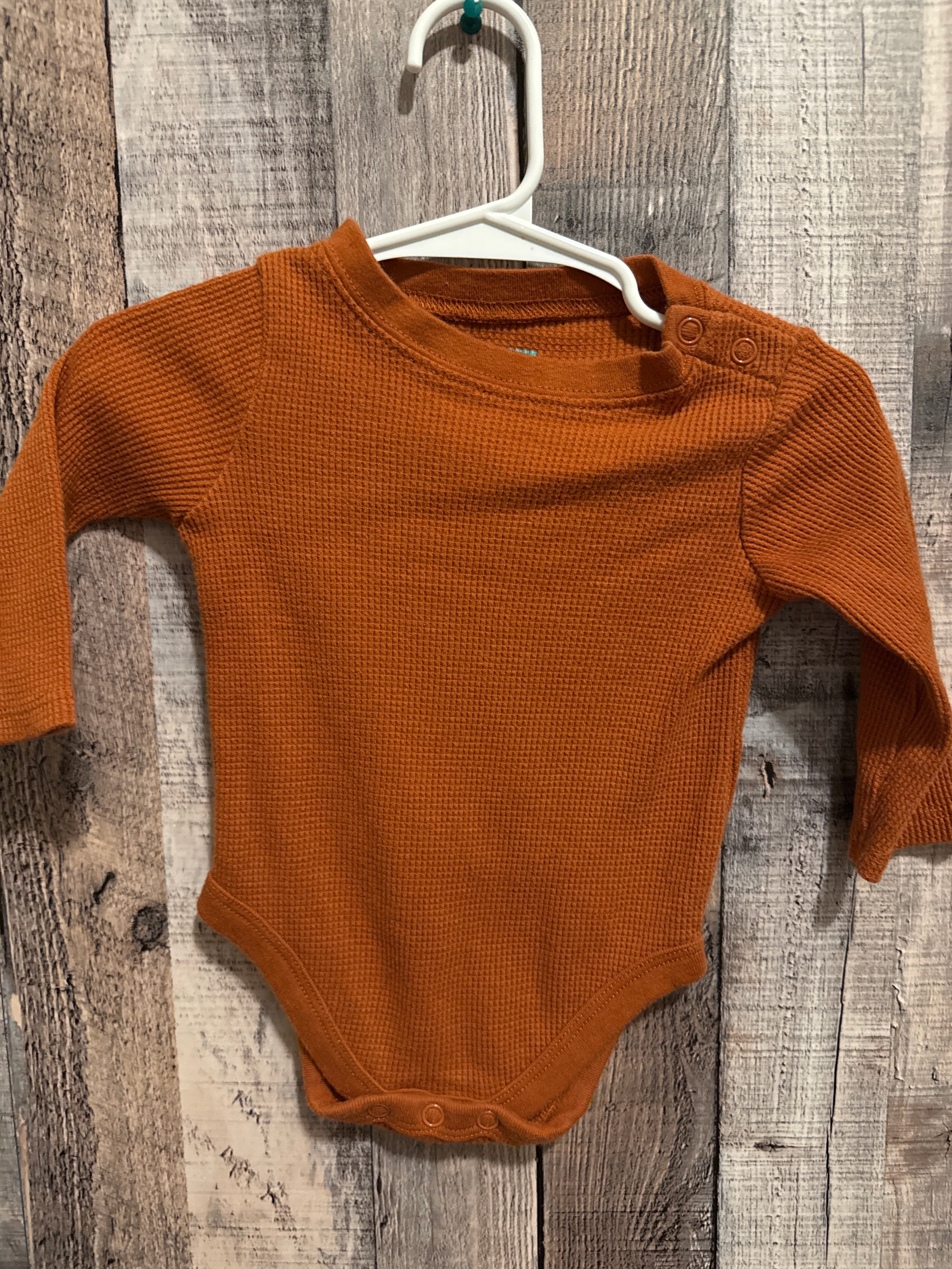 3-6 month long sleeve onesie