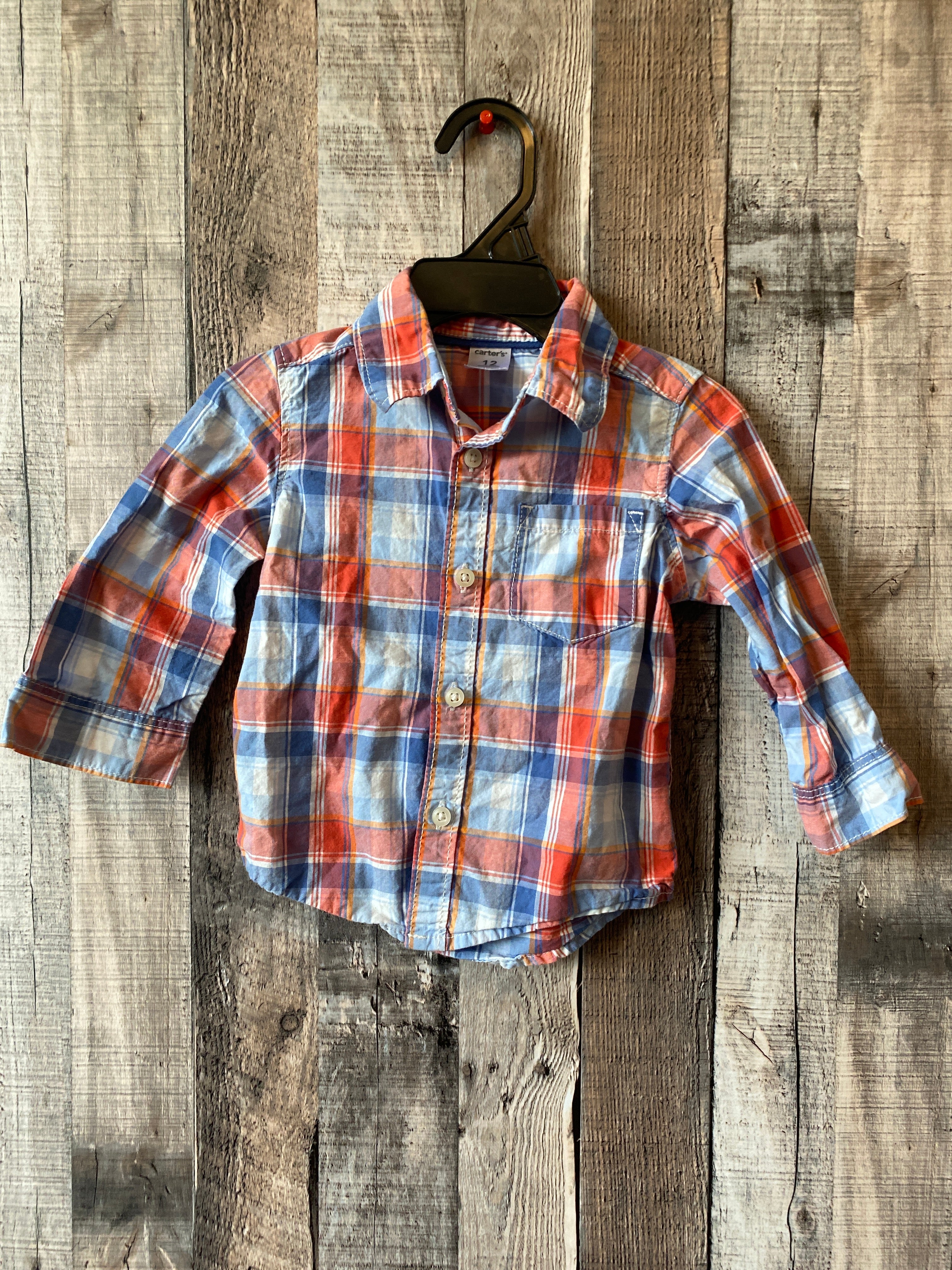 Carters 12 Month Button Up