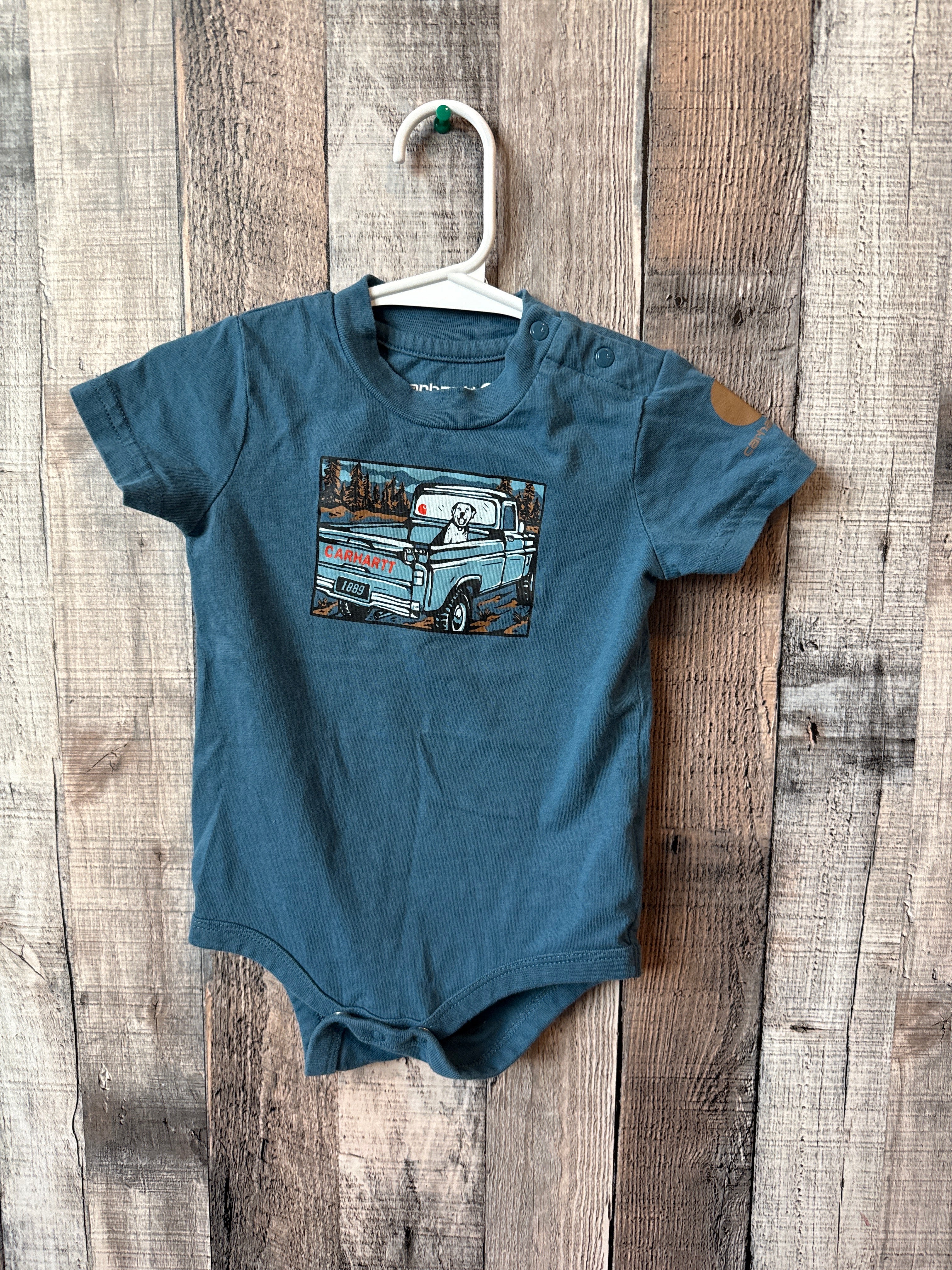 9 month Carhartt onesie