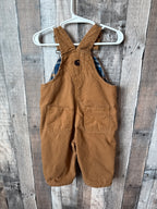 9M Carhartt flannel lined overalls
