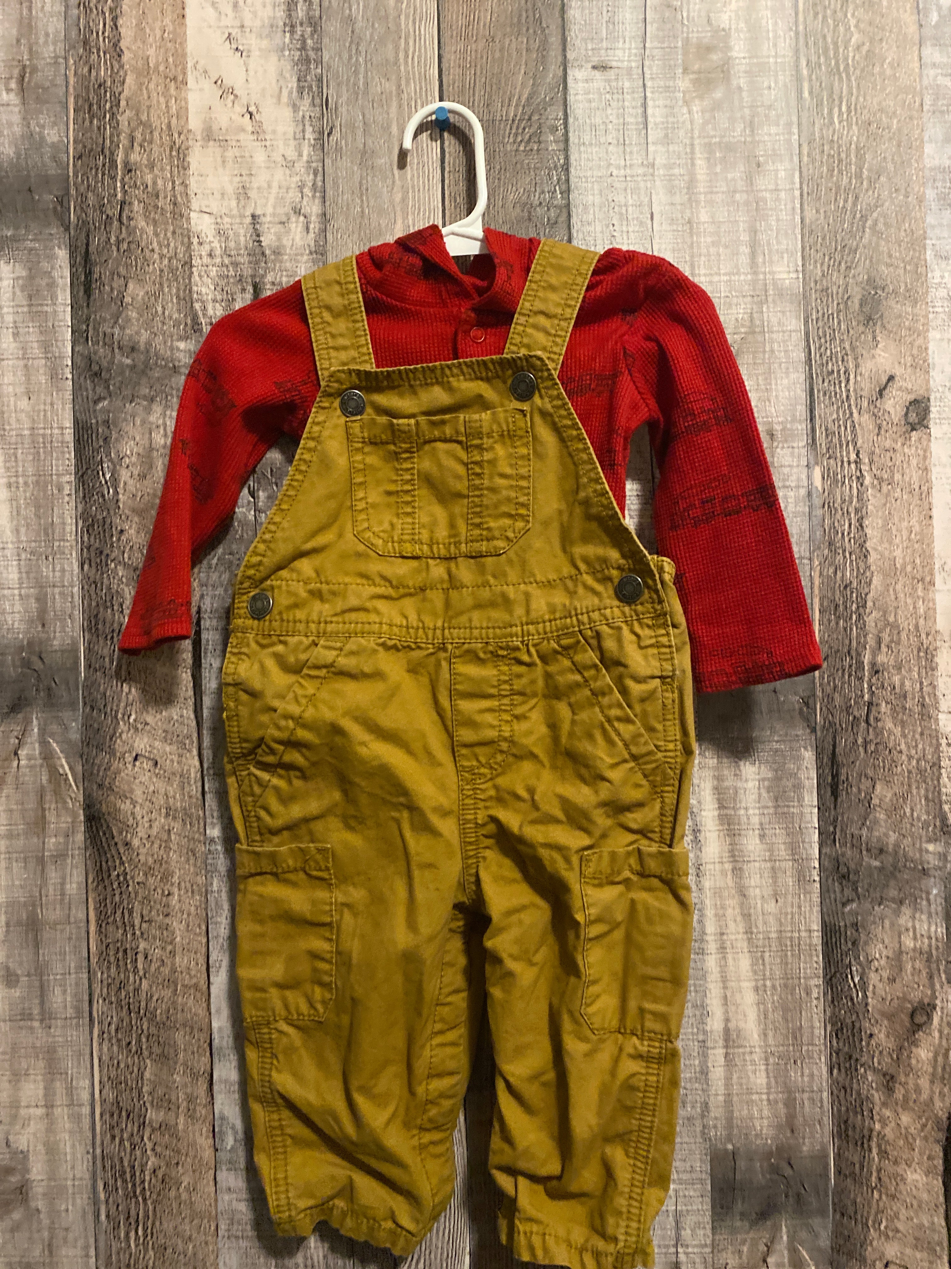 9 Month Two-Piece Overall Set