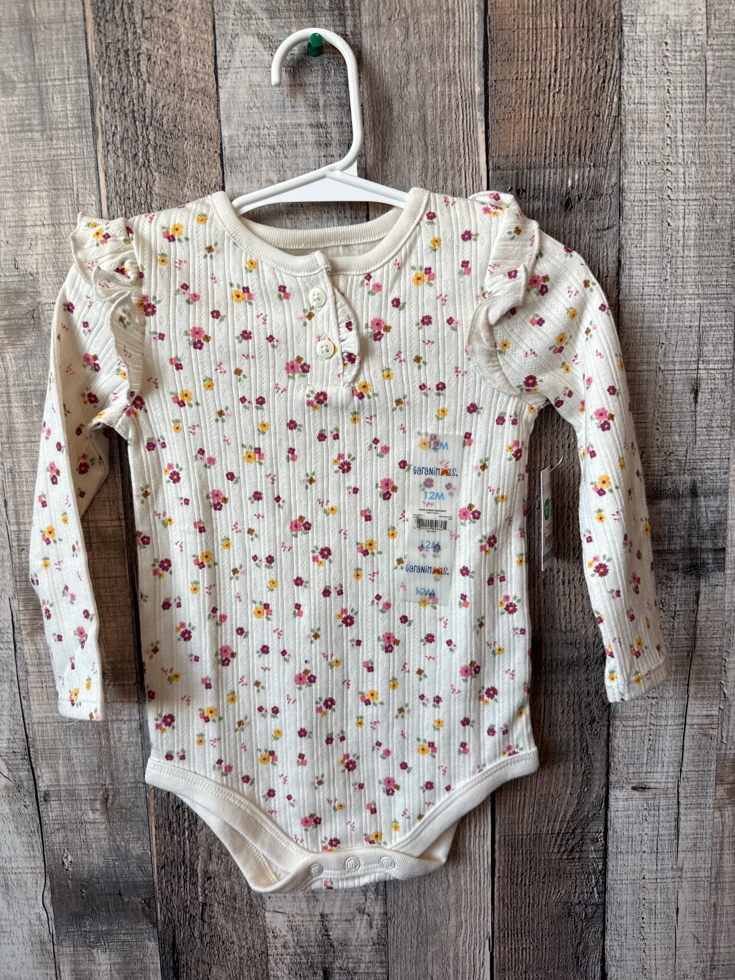 12 month long sleeve onesie