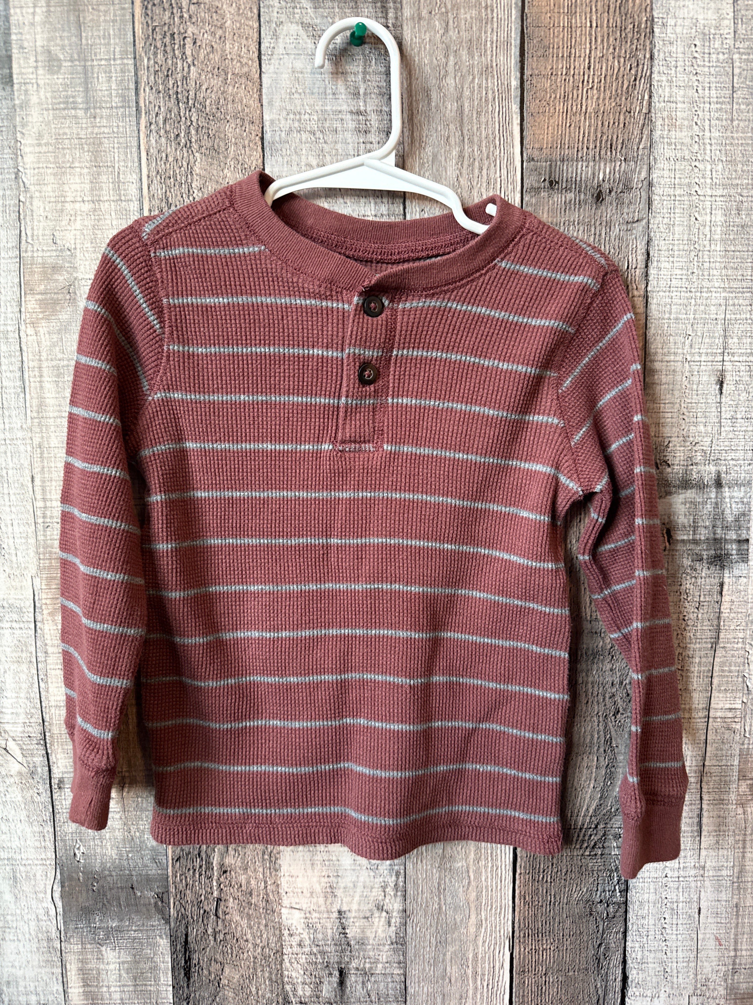 3T Henley Long Sleeve Tee