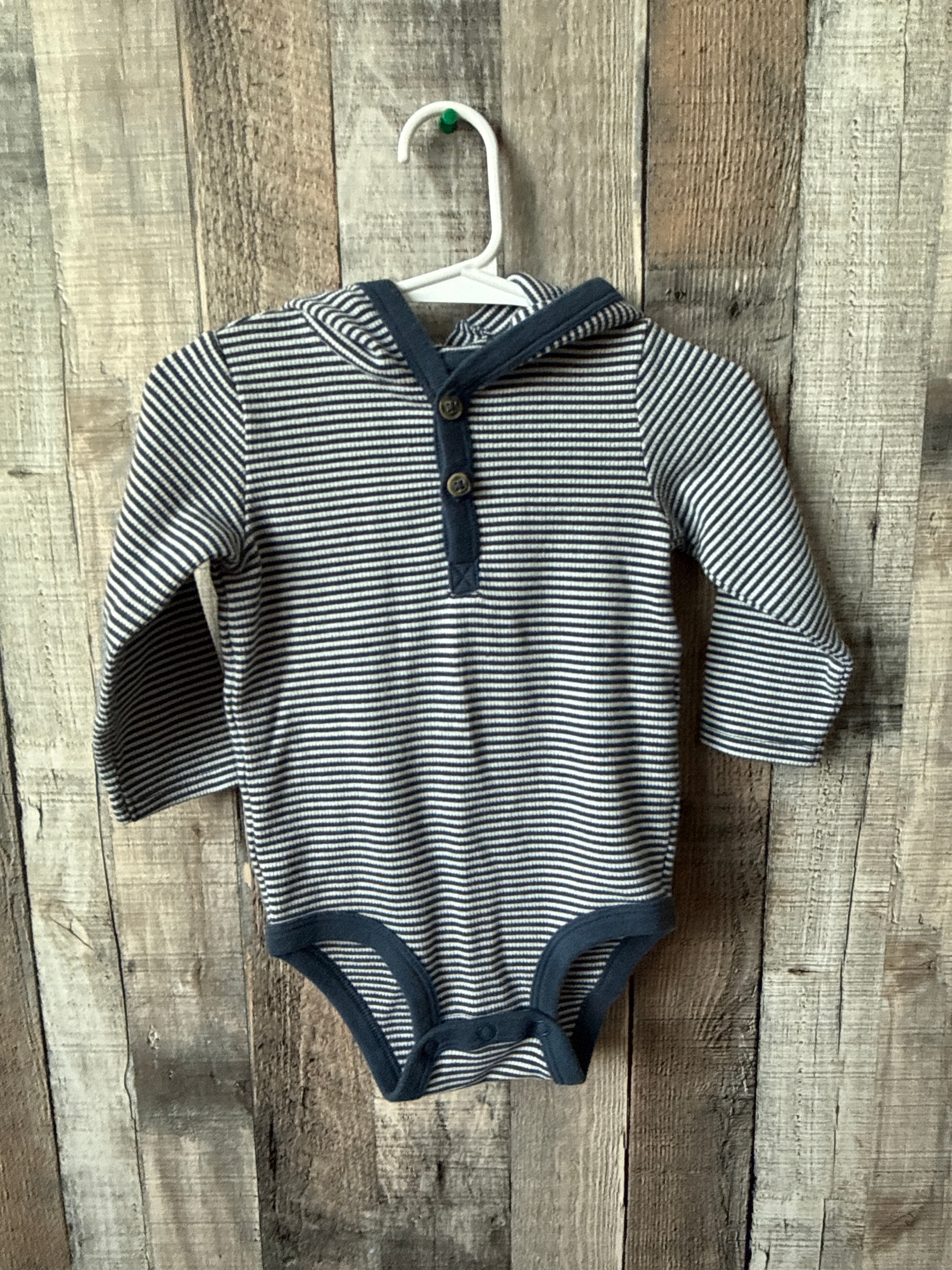 12 month Henley Onesie