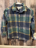 8 flannel button up