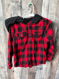 5T hooded flannel