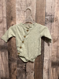 0-3 Month Rabbit and Bear Long Sleeve Onesie