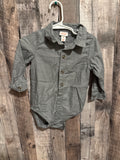 12 month button up onesie
