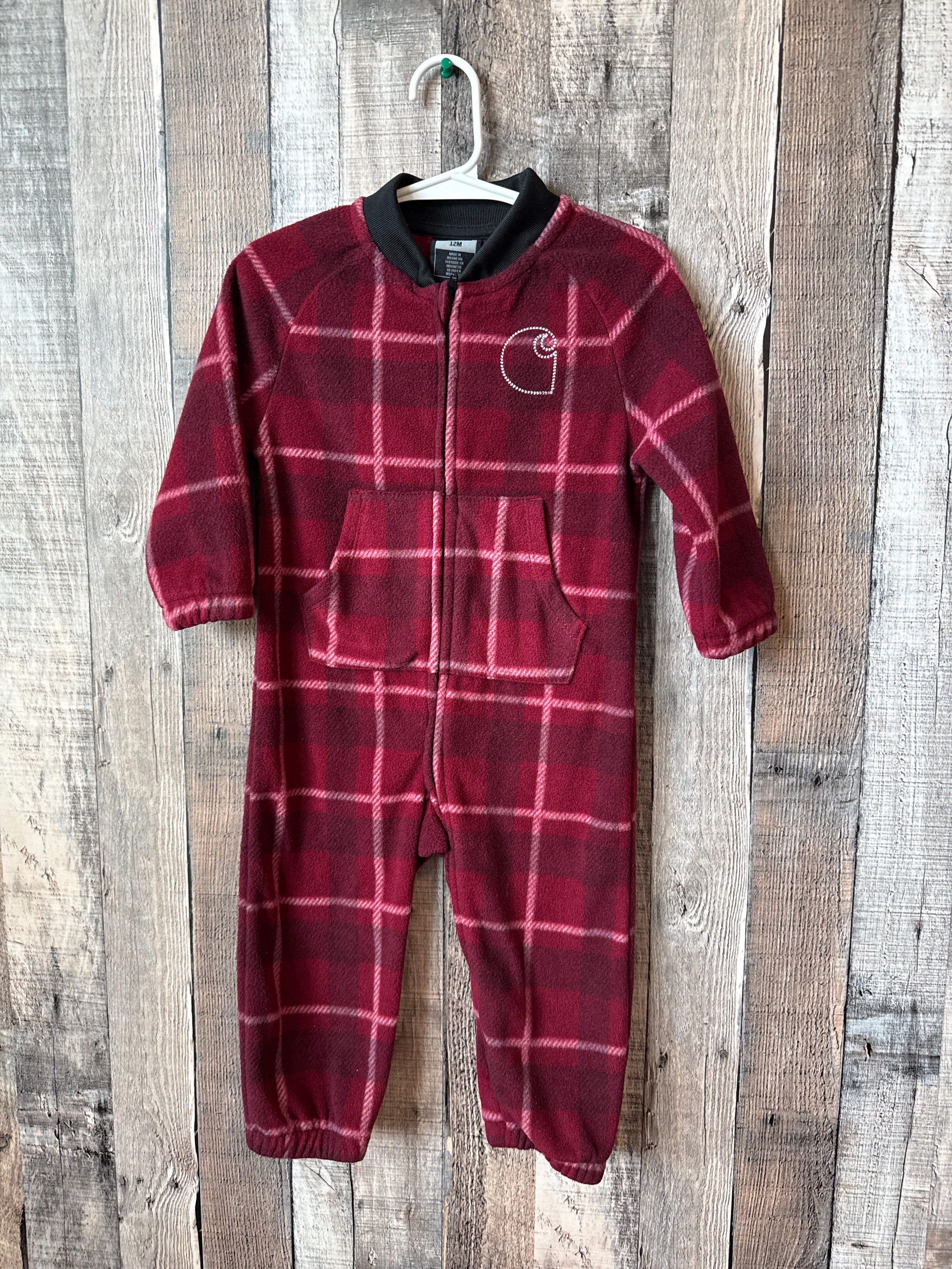 12 Month Fleece Romper