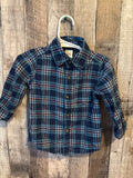 12 month Flannel button up